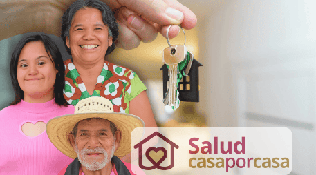 Todos los beneficiarios inscritos del programa Salud Casa por Casa reciben una cartilla de salud oficial. ESPECIAL/X/@bienestarmx