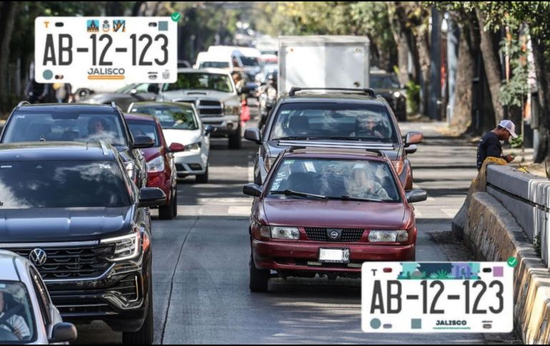 Las autoridades estatales recordaron que mantener las placas actualizadas forma parte de las obligaciones vehiculares de todos los conductores. EL INFORMADOR/ARCHIVO/ESPECIAL