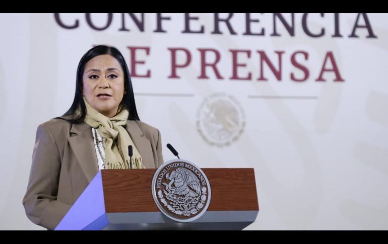 Ariadna Montiel se mostró satisfecha con el trabajo de 
