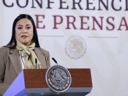 Ariadna Montiel se mostró satisfecha con el trabajo de 