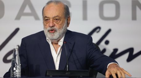 Slim consideró que el país tiene las condiciones para crecer por arriba de 1.5 por cierto debido a la buena relación que hay entre los empresarios y el Gobierno de México. EFE/S. Gutiérrez