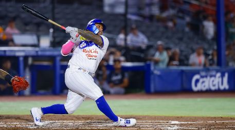 Willie Calhoun se fue de 4-3 con dos cuadrangulares, cinco carreras producidas y tres anotadas. CORTESÍA/Charros de Jalisco