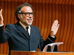El director ofreció un discurso de agradecimiento tras su ingreso a El Colegio Nacional. EL UNIVERSAL