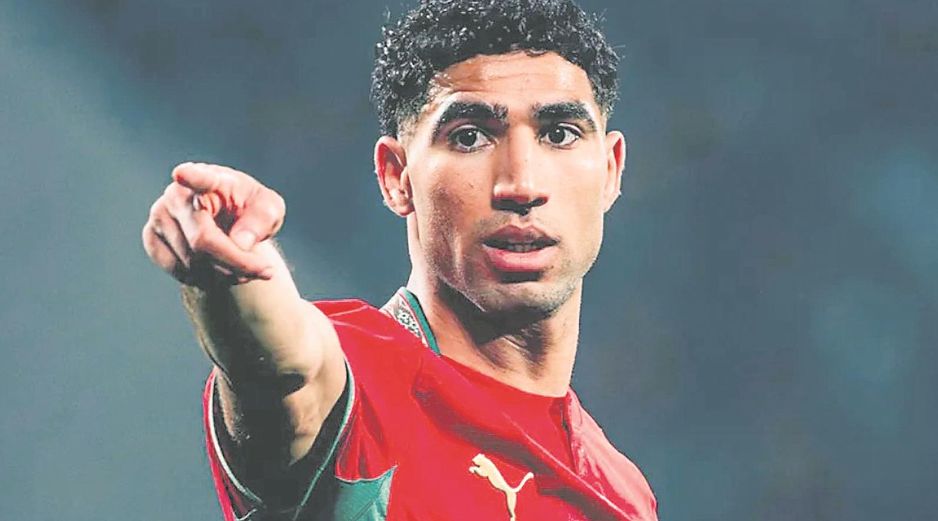 Achraf Hakimi. El marroquí lidera la lista de su Selección. ESPECIAL