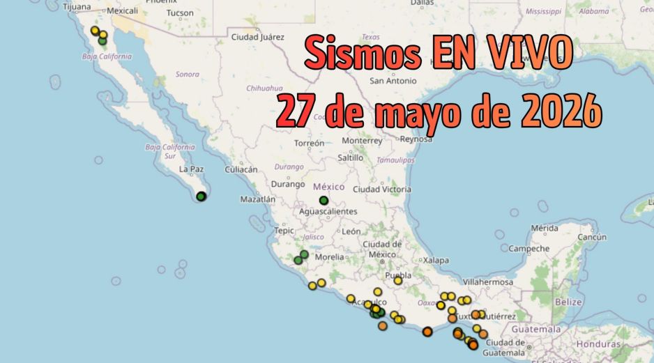 EN VIVO | Sismos en México | Miércoles 27 de mayo ESPECIAL / SSN