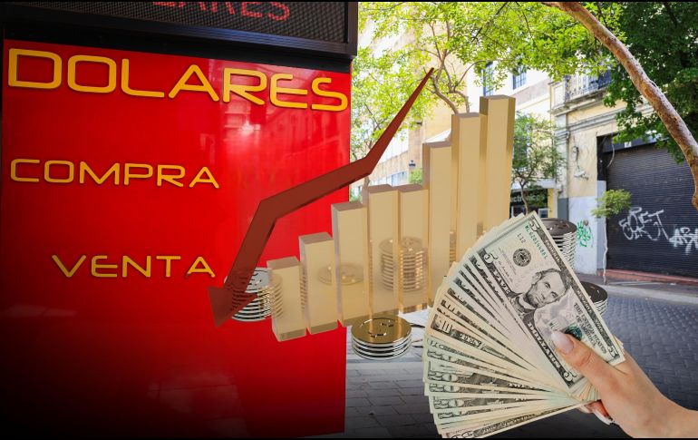 El mercado cambiario amaneció este miércoles 27 de mayo de 2026 con una cotización que mantiene a los inversionistas y ahorradores a la expectativa. ESPECIAL / EL INFORMADOR y CANVA