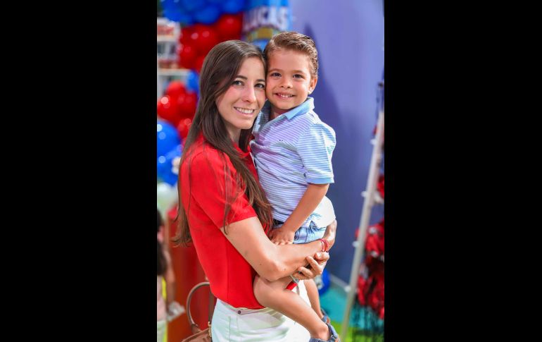 Karla Sánchez y Santiago Sáenz. GENTE BIEN JALISCO / Cumpleaños Lucas Palafox