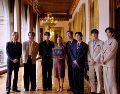 La visita de BTS a México fue un evento viral que conmocionó a sus seguidores y que además mostró una cercanía con Sheinbaum, quien prometió el regreso del grupo al país norteamericano. ESPECIAL/X/ @bts_bighit