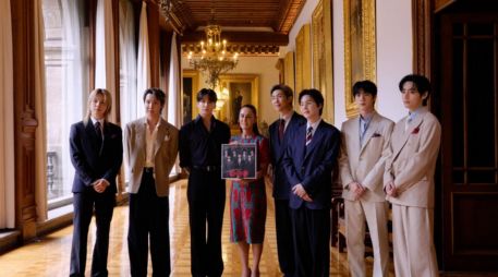 La visita de BTS a México fue un evento viral que conmocionó a sus seguidores y que además mostró una cercanía con Sheinbaum, quien prometió el regreso del grupo al país norteamericano. ESPECIAL/X/ @bts_bighit