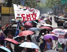 La CNTE anunció un paro nacional indefinido a partir del 1 de junio. EFE/M. Hartz