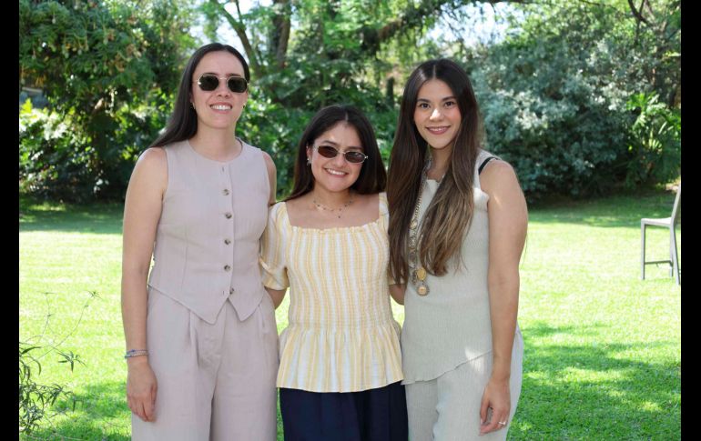 Alexa Valenzuela, Coco Acevedo y María Romano. GENTE BIEN JALISCO / Revista del 29 de mayo 2026