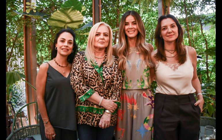 Julie Flores Saiffe, Ángela Orozco, Carla Cardona y Dafna Viniegra. GENTE BIEN JALISCO / Revista del 29 de mayo 2026