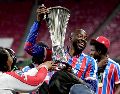 Jean-Philippe Mateta. El francés marcó el gol con el que le dio el campeonato a los ingleses. EFE/R. Wittek