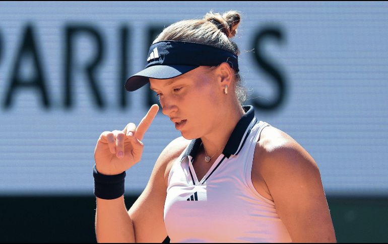 Elena Rybakina. La derrota de la kazaja representa su salida más temprana en un torneo de Grand Slam desde el Abierto de Estados Unidos de 2024. EFE