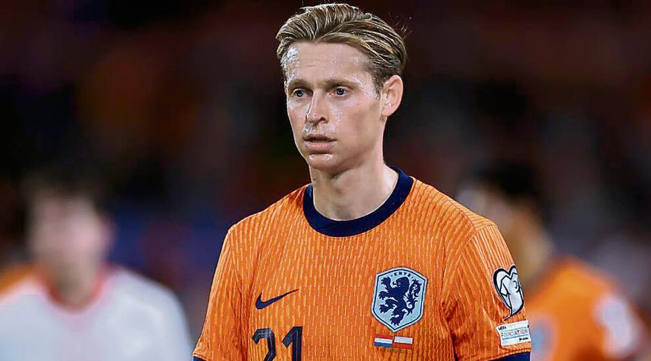 Frenkie de Jong. El futbolista del Barcelona es una de las piezas clave de la “Naranja Mecánica”. ESPECIAL