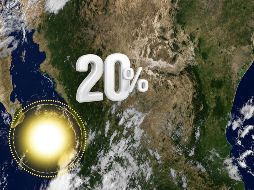 Imagen satelital alusiva a la zona de baja presión con potencial ciclónico frente a Baja California Sur vigilada por Conagua. ESPECIAL / NASA y CANVA