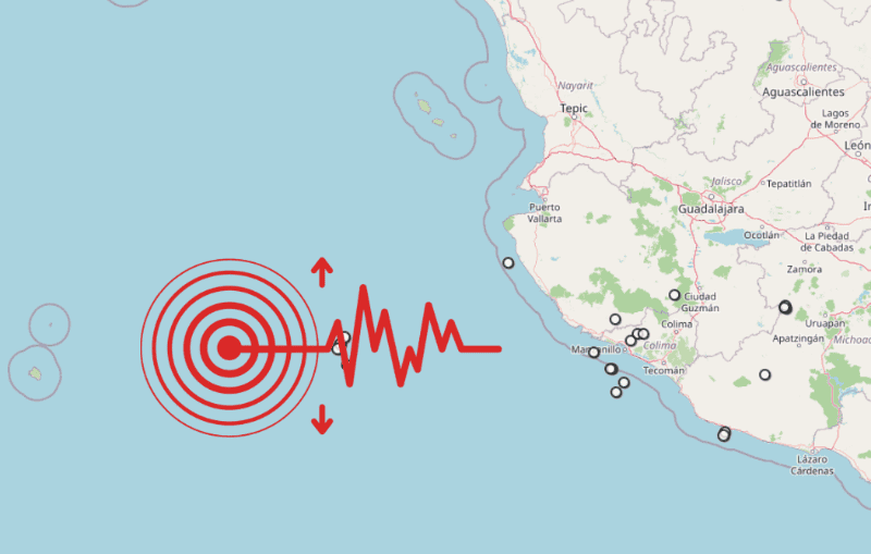 &nbsp;Sismo en Jalisco. ESPECIAL / SSN