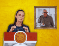 Sheinbaum Pardo pidió a la FGR que aclare este tema y su relación con la organización internacional. EFE / J. Méndez / ESPECIAL