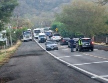 Autoridades desplegaron un fuerte operativo de seguridad ante los hechos violentos en tramos carreteros michoacanos. X