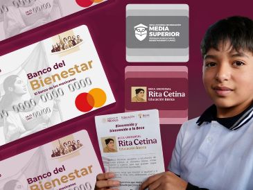 Siguiendo el patrón de bimestres anteriores, se espera que los depósitos de la Beca Rita Cetina y Benito Juárez comiencen durante la primera quincena del mes, distribuyéndose según la letra inicial del primer apellido. ESPECIAL / Programas del Bienestar y CANVA
