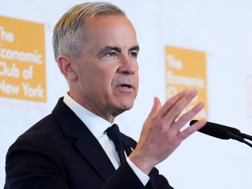 El primer ministro canadiense participó en una mesa redonda en el Club Económico de Nueva York. AP