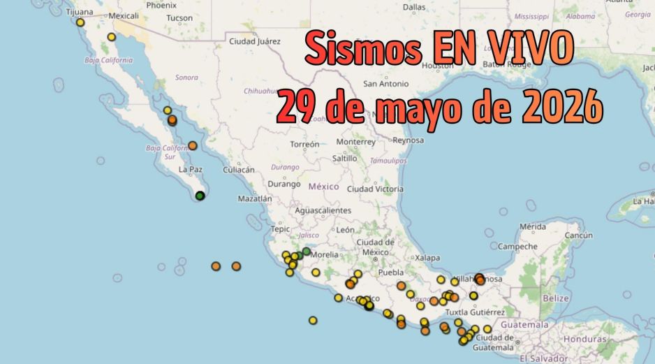 EN VIVO | Sismos en México | Viernes 29 de mayo ESPECIAL / SSN