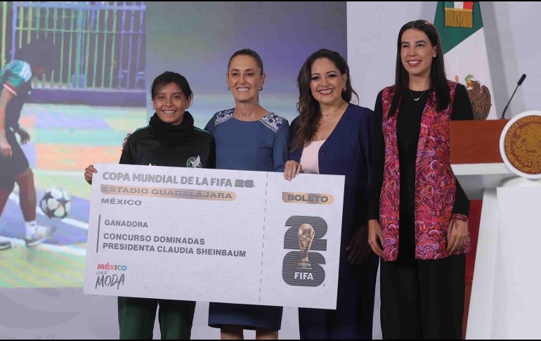 Este viernes, el Gobierno de México anunció este viernes a las cuatro jóvenes ganadoras del concurso 