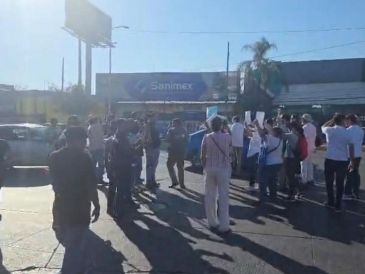 Antes de las 10:00 horas de este viernes, la circulación fue reabierta tras la retirada de las y los manifestantes. ESPECIAL