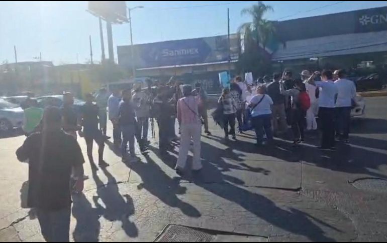 Antes de las 10:00 horas de este viernes, la circulación fue reabierta tras la retirada de las y los manifestantes. ESPECIAL