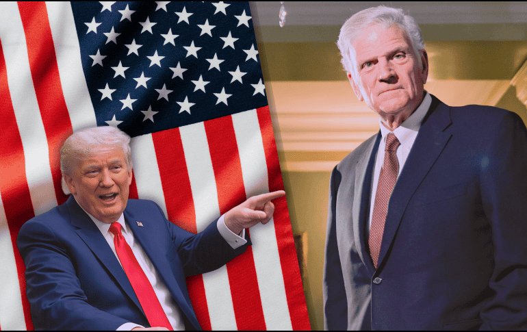 Para el pastor Graham, de todos los presidentes en EU, Trump ha sido el más amigable con las personas de fe. AP/ARCHISVO/EFE/M. Villaoslaba