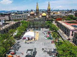 El Gobierno de Guadalajara hará la reubicación temporal de las calandrias que se estacionan sobre Hidalgo a puntos cercanos con el objetivo de impactar lo menos posible en su actividad. EL INFORMADOR/ A. Navarro