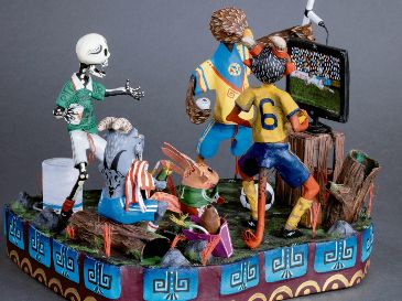 La “Copa de Arte Popular Banamex” reúne obras creadas por artesanos de 29 Estados. CORTESÍA