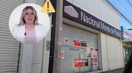 Este es el más receinte mensaje de Nacional Monte de Piedad, emitido el 29 de mayo de 2026 en medio de la huegla con el sindicato de trabajadores. EL INFORMADOR / O. Álvarez
