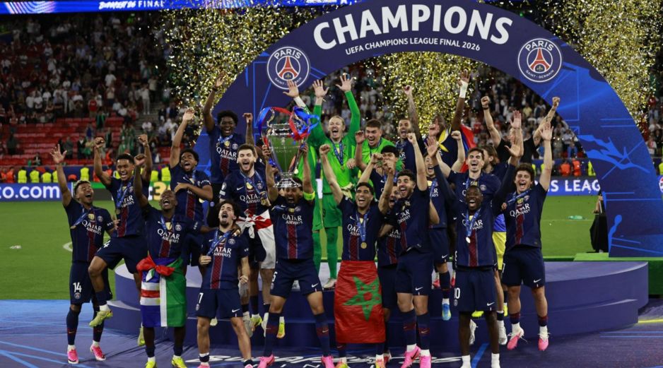 El PSG logró revalidar el título continental después de una final intensa y dramática que mantuvo la incertidumbre hasta el último disparo. EFE / S. Koszticsak