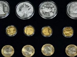 Los valores nominales de las monedas del Mundial 2026 van de los 10 a los 25 pesos. ESPECIAL/BANXICO