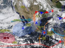 Aunque aumentarán las precipitaciones, la onda de calor persistirá con temperaturas que podrían superar los 45 grados en varias entidades. ESPECIAL/ SMN.