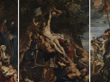 «Dios no envió a su Hijo para condenar al mundo, sino para que el mundo se salvara por él.». WIKIPEDIA/«La elevación de la cruz», de Pedro Pablo Rubens