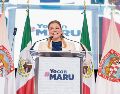 Maru Campos. Panistas se reunieron para manifestar su apoyo a la gobernadora de Chihuahua. ESPECIAL
