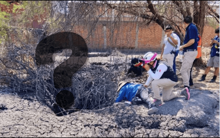 Más allá de la atención que ha generado entre la población, la especialista de la UNAM destacó que el fenómeno registrado en El Salitre representa una oportunidad relevante para la investigación científica. ESPECIAL/ Instituto de Geofísica, Unidad Michoacán