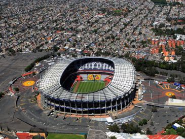 Fotografía de archivo de una vista aérea del estadio Azteca, en la Ciudad de México. EFE/ M. Guzmán