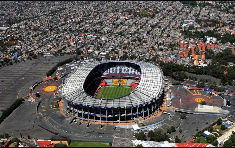 Fotografía de archivo de una vista aérea del estadio Azteca, en la Ciudad de México. EFE/ M. Guzmán