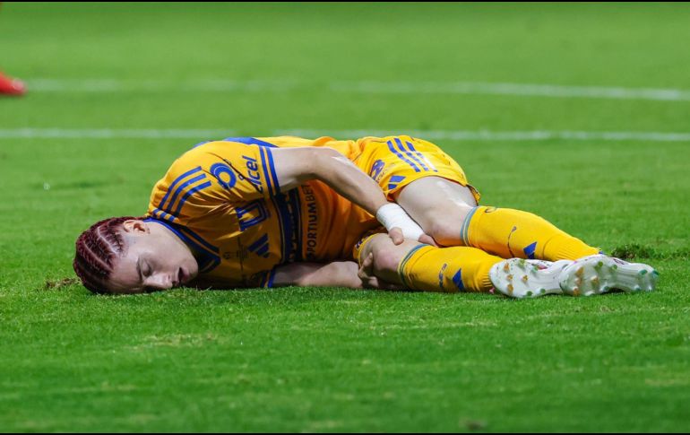 A las bajas mundialistas se sumó recientemente Marcelo Flores. El jugador de Tigres sufrió una rotura del ligamento cruzado anterior durante la final de la Copa de Campeones de la Concacaf. IMAGO7.