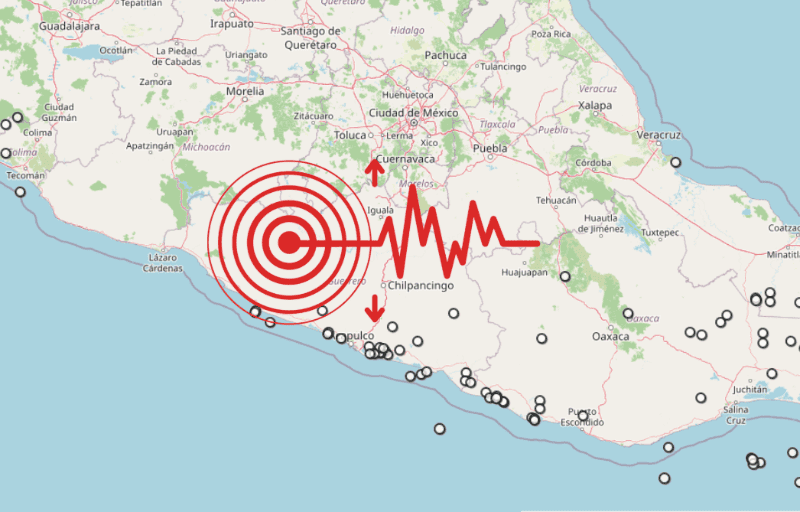 Sismo en Guerrero. ESPECIAL / SSN&nbsp;