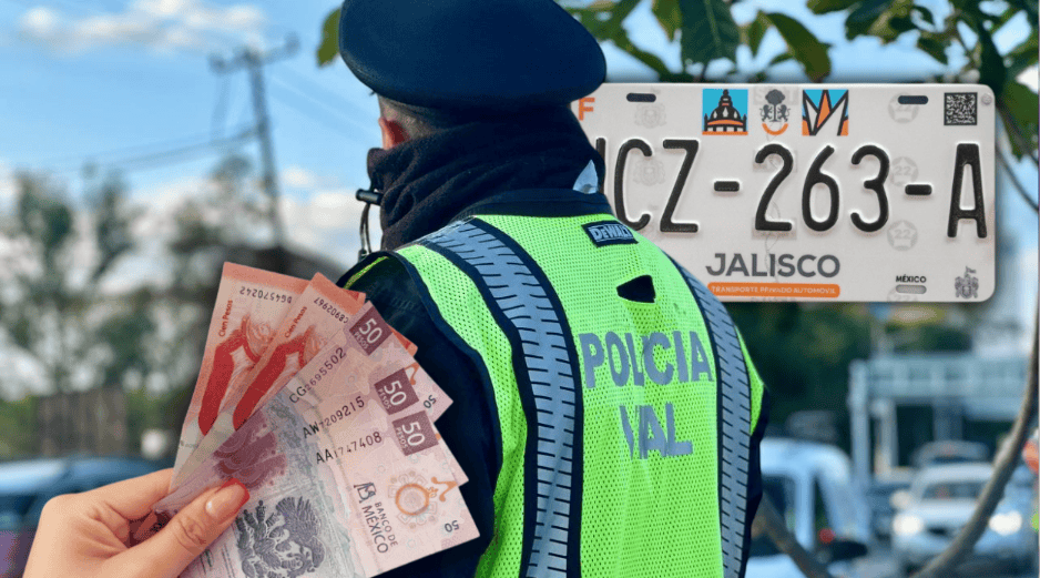 A través del programa de sustitución gratuita, se logró renovar un número de láminas equivalente al 93 por ciento de la meta estimada. ESPECIAL/Policía Vial Jalisco