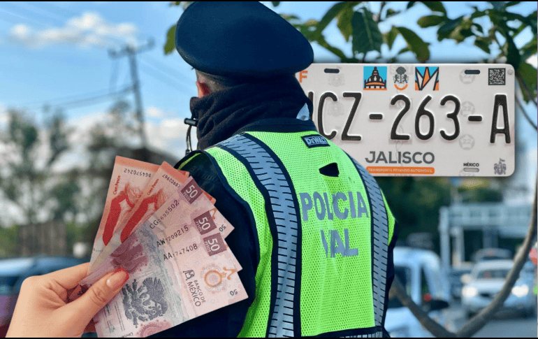 A través del programa de sustitución gratuita, se logró renovar un número de láminas equivalente al 93 por ciento de la meta estimada. ESPECIAL/Policía Vial Jalisco