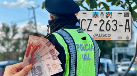 A través del programa de sustitución gratuita, se logró renovar un número de láminas equivalente al 93 por ciento de la meta estimada. ESPECIAL/Policía Vial Jalisco