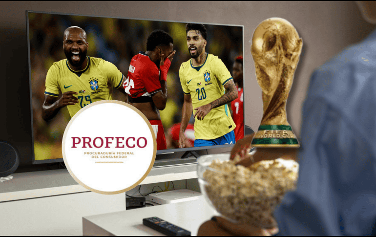 De la lista de pantallas analizadas por Profeco, únicamente tres televisores lograron obtener la codiciada calificación global de excelente. EFE / ARCHIVO / ESPECIAL / FIFA / ESPECIAL / CANVA