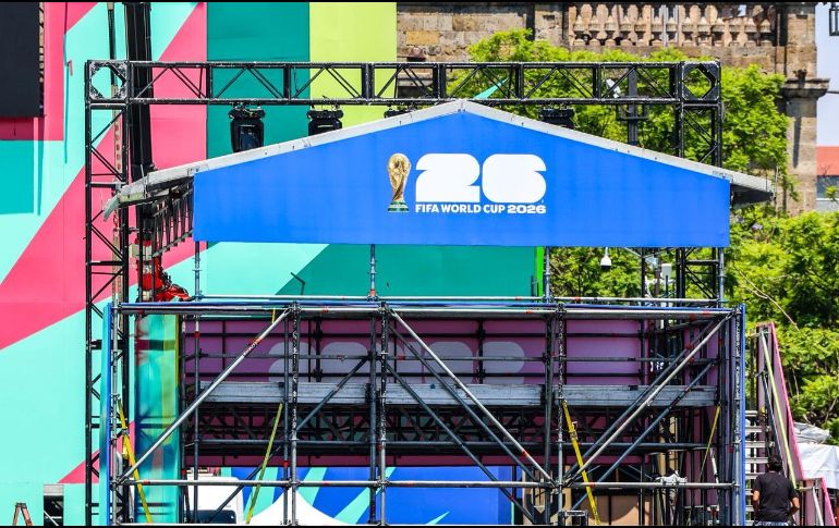 El Fan Festival comienza a mostrar una imagen cada vez más cercana a la que tendrán los aficionados cuando inicie el Mundial 2026 el jueves 11 de junio. EL INFORMADOR / A. Navarro