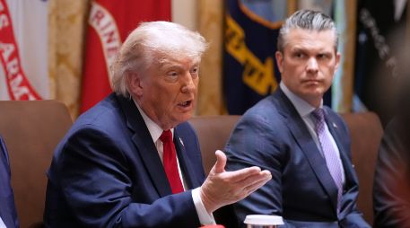 Trump habló por teléfono con el primer ministro de Israel para discutir la escalada en la ofensiva contra el Líbano. AP/J. Martin