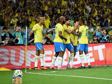 Brasil goleó 6-2 a Panamá y exhibió una ofensiva demoledora que ilusiona a sus aficionados. Xinhua/ J.Haoyuan.